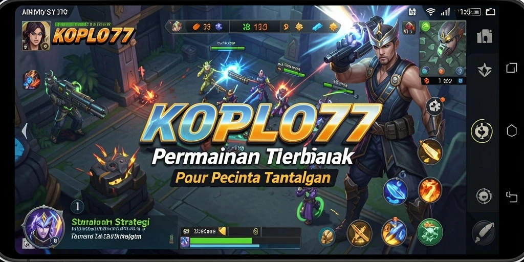 Tampilan antarmuka KOPLO77 yang menarik dan intuitif dalam permainan strategi.