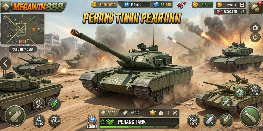 Antarmuka permainan <strong>MEGAWIN888</strong> yang memukau dan intuitif.