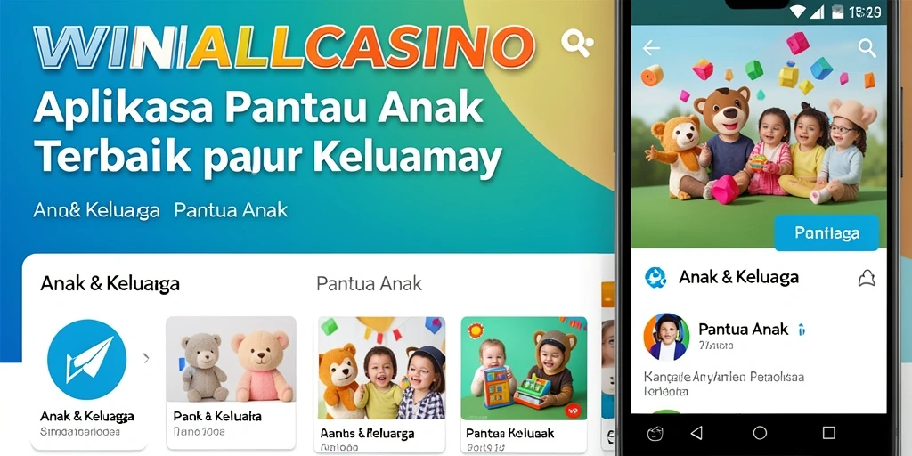 Tampilan antarmuka aplikasi Pantau Anak WINALLCASINO yang intuitif dan mudah digunakan.